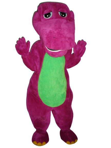 Barney, o dinossauro rosa e verde, é na verdade outro Barney, do