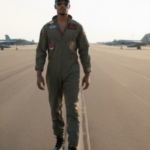 Top Gun Piloto de Caça Masculino — Estilo Maverick